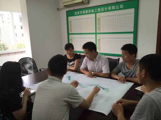 積極進(jìn)步，設(shè)計(jì)公司組織新員工學(xué)習(xí)掌握全市供水概況