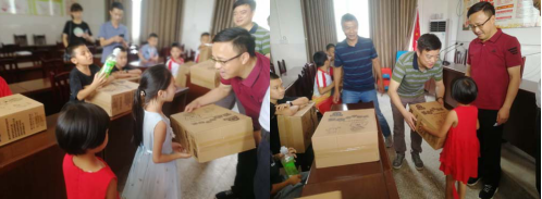 集團(tuán)公司黨委書(shū)記、董事長(zhǎng)周燕賓一行到栗子村開(kāi)展脫貧幫