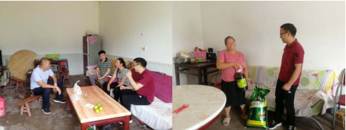 集團(tuán)公司黨委書(shū)記、董事長(zhǎng)周燕賓一行到栗子村開(kāi)展脫貧幫