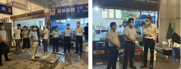 敘州區(qū)區(qū)委常委、副區(qū)長李政率隊 視察清源水務(wù)集團投資公司金沙農(nóng)貿(mào)市場改