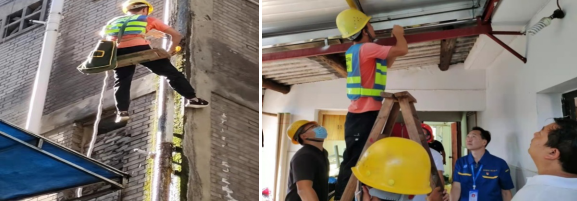 公司一支部、建恒支部結(jié)對共建處理下渡口社區(qū)橋南小區(qū)居民用水隱患