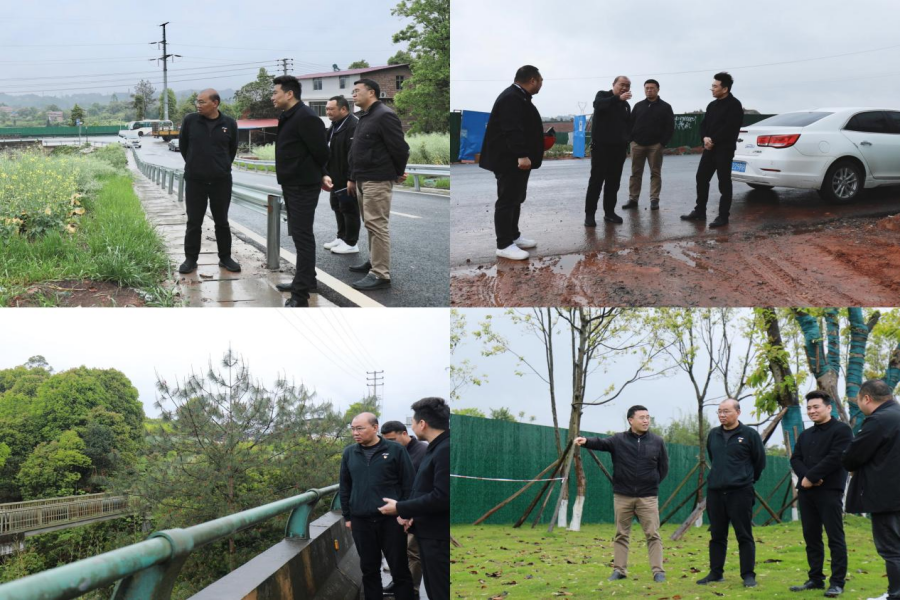 集團公司領(lǐng)導(dǎo)實地調(diào)研天泉公司重點項目建設(shè)情況