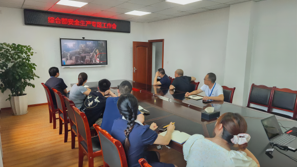 綜合部召開(kāi)安全生產(chǎn)專(zhuān)題工作會(huì)